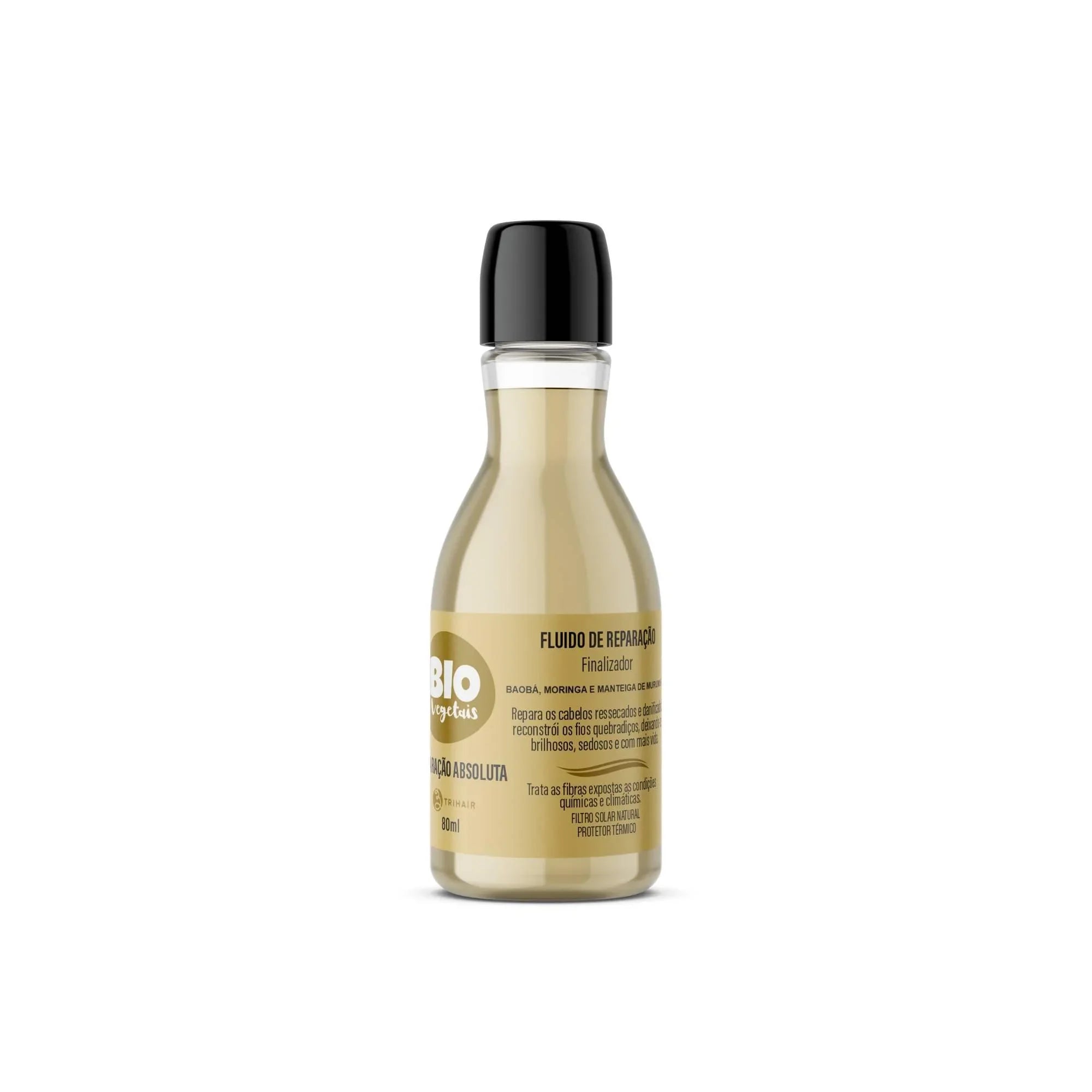 Fluido Reparação Absoluta Biovegetais - 80ml - Trihair Cosméticos